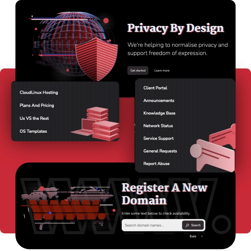 incognet website graphic