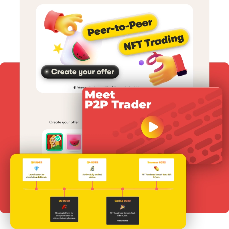 p2pnft website graphic